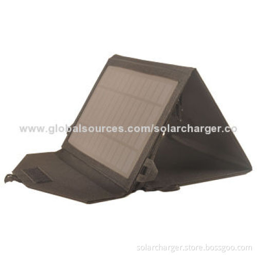 Foldable Solar Charger, 5V Dual USB-port Output Voltage